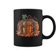 Fall Book Pumpkin Retro Reading Teacher Autumn Books Lover Graphic Print Coffee Mug