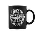 Fantasy Books Enthusiasts Men Women Kids Book Club Bookworm Graphic Print Coffee Mug