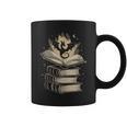 Fantasy Dragon & Books Magical Reader Graphic Print Coffee Mug Fantasy Dragon & Books Magical Reader Graphic Print Coffee Mug
