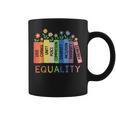Floral Book Equality Human Rights Social Justice Peace Love Graphic Print Coffee Mug