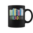 Freadom Books Reader Librarian Reading Graphic Print Coffee Mug