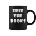 Free The Books Graphic Print Coffee Mug Free The Books Graphic Print Coffee Mug