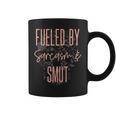 Fueled By Sarcasm Smut Romance Book Lover Sarcastic Women Graphic Print Coffee Mug