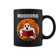 Ghost Reading Books Teacher Halloween Men Women Graphic Print Coffee Mug