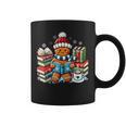 Gingerbread Reading Book Lovers Christmas Bookworm Librarian Graphic Print Coffee Mug Gingerbread Reading Book Lovers Christmas Bookworm Librarian Graphic Print Coffee Mug