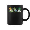 Gnomes Reading Books Teacher St Patricks Day Shamrock Irish Graphic Print Coffee Mug