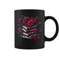 Gothic Books Roses Dark Academia Vintage Library Romance Graphic Print Coffee Mug Gothic Books Roses Dark Academia Vintage Library Romance Graphic Print Coffee Mug