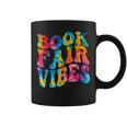 Groovy 70s Book Fair Vibe Tie Dye Reading School Librarian Graphic Print Coffee Mug