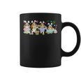 Group Bunny Beagles Easter Reading Book Hunting Eggs Owner Graphic Print Coffee Mug