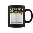 Guestbook My 21st Birthday Sign My Shirt Birthday Party Graphic Print Coffee Mug