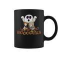 Halloween Books Cute Ghost Reading Library Boooooks Autumn Graphic Print Coffee Mug