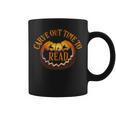 Halloween Carve Carving Read Library Pumpkin Book Graphic Print Coffee Mug