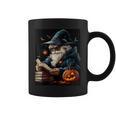 Halloween Girls Boys Wizard Book Pumpkin Kids Halloween Graphic Print Coffee Mug
