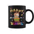 Happy Back To School Cat Books The Start Of The School Year Graphic Print Coffee Mug