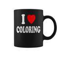 I Heart Love Coloring Hobbies Books Pencils Crayons Marker Graphic Print Coffee Mug I Heart Love Coloring Hobbies Books Pencils Crayons Marker Graphic Print Coffee Mug