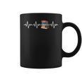 Heartbeat Book Graphic Print Coffee Mug