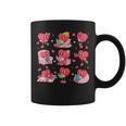 Hearts Reading Book Lovers All Booked For Valentine Graphic Print Coffee Mug