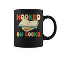Hooked On Books Retro Reader Graphic Print Coffee Mug
