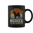 Huskies And Books Husky Mom Husky Dad Retro Vintage Reading Graphic Print Coffee Mug Huskies And Books Husky Mom Husky Dad Retro Vintage Reading Graphic Print Coffee Mug
