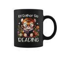 I'd Rather Be Reading Cute Tiger Book Lover Reader Bookworm Graphic Print Coffee Mug