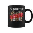 I'm With The Banned Books For a Literature Teacher Graphic Print Coffee Mug
