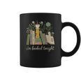 I'm Booked Tonight Floral Books Cozy Reading Graphic Graphic Print Coffee Mug
