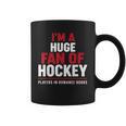 I'm a Huge Fan Of Hockey Players In Romance Books Graphic Print Coffee Mug I'm a Huge Fan Of Hockey Players In Romance Books Graphic Print Coffee Mug