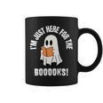 I'm Just Here For The Books Read More Boooks Halloween Graphic Print Coffee Mug