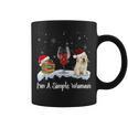 I'm Simple Woman Books Wine Golden Retriever Dog Lover Xmas Graphic Print Coffee Mug
