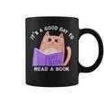 It's a Good Day To Read a Book Cat Kitty Reading Book Men Women Kids Graphic Print Coffee Mug It's a Good Day To Read a Book Cat Kitty Reading Book Men Women Kids Graphic Print Coffee Mug