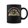 Its a Good Day To Read a Book Librarian Books Reading Floral Graphic Print Coffee Mug