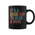 It's A Good Day To Read A Book Retro Vintage Graphic Print Coffee Mug