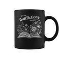It's Too Nonfictiony Outside Wildflower Book Lover Bookish Graphic Print Coffee Mug