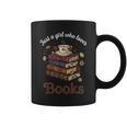 Just a Girl Who Loves Books Aesthetic Bookworm Library Art Graphic Print Coffee Mug