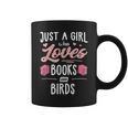 Just A Girl Who Loves Books And Birds Women Graphic Print Coffee Mug