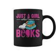 Just a Girl Who Loves Books Book Lover Reader Bookworm Graphic Print Coffee Mug Just a Girl Who Loves Books Book Lover Reader Bookworm Graphic Print Coffee Mug