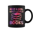 Just A Girl Who Loves Books Graphic Print Coffee Mug