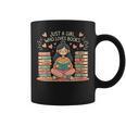 Just A Girl Who Loves Books Girls Books Lovers Reading Graphic Print Coffee Mug