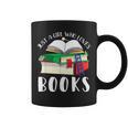 Just A Girl Who Loves Books Lover Bookworm Librarian Reading Graphic Print Coffee Mug