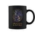 Just a Girl Who Loves Dragons & Books Women Dragon Bookish Graphic Print Coffee Mug Just a Girl Who Loves Dragons & Books Women Dragon Bookish Graphic Print Coffee Mug