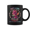 Just A Girl Who Loves Dragons And Books Reading Bookworm Graphic Print Coffee Mug Just A Girl Who Loves Dragons And Books Reading Bookworm Graphic Print Coffee Mug