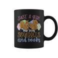 Just A Girl Who Loves Squirrels And Books Reading Squirrel Graphic Print Coffee Mug Just A Girl Who Loves Squirrels And Books Reading Squirrel Graphic Print Coffee Mug