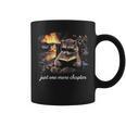 Just One More Chapter Bookish Raccoon Reading Book Reader Graphic Print Coffee Mug