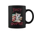 Just One More Chapter- I Love Reading Book And Meow Graphic Print Coffee Mug