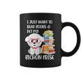 I Just Want To Read Books And Pet My Bichon Frise Dog Graphic Print Coffee Mug I Just Want To Read Books And Pet My Bichon Frise Dog Graphic Print Coffee Mug