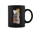 Kawaii Cat Books Tea Coffee Graphic Print Coffee Mug Kawaii Cat Books Tea Coffee Graphic Print Coffee Mug
