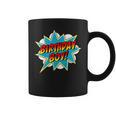 Kids Birthday Boy Superhero Boys Birthday Comic Book Graphic Print Coffee Mug