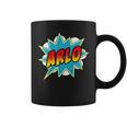 Kids Boys Arlo Comic Book Superhero Name Graphic Print Coffee Mug