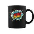 Kids Boys Kai Name Personalized Comic Book Superhero Graphic Print Coffee Mug Kids Boys Kai Name Personalized Comic Book Superhero Graphic Print Coffee Mug