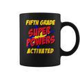 Kids Fifth Grade Superpower Superhero Comic Book First Day School Graphic Print Coffee Mug Kids Fifth Grade Superpower Superhero Comic Book First Day School Graphic Print Coffee Mug